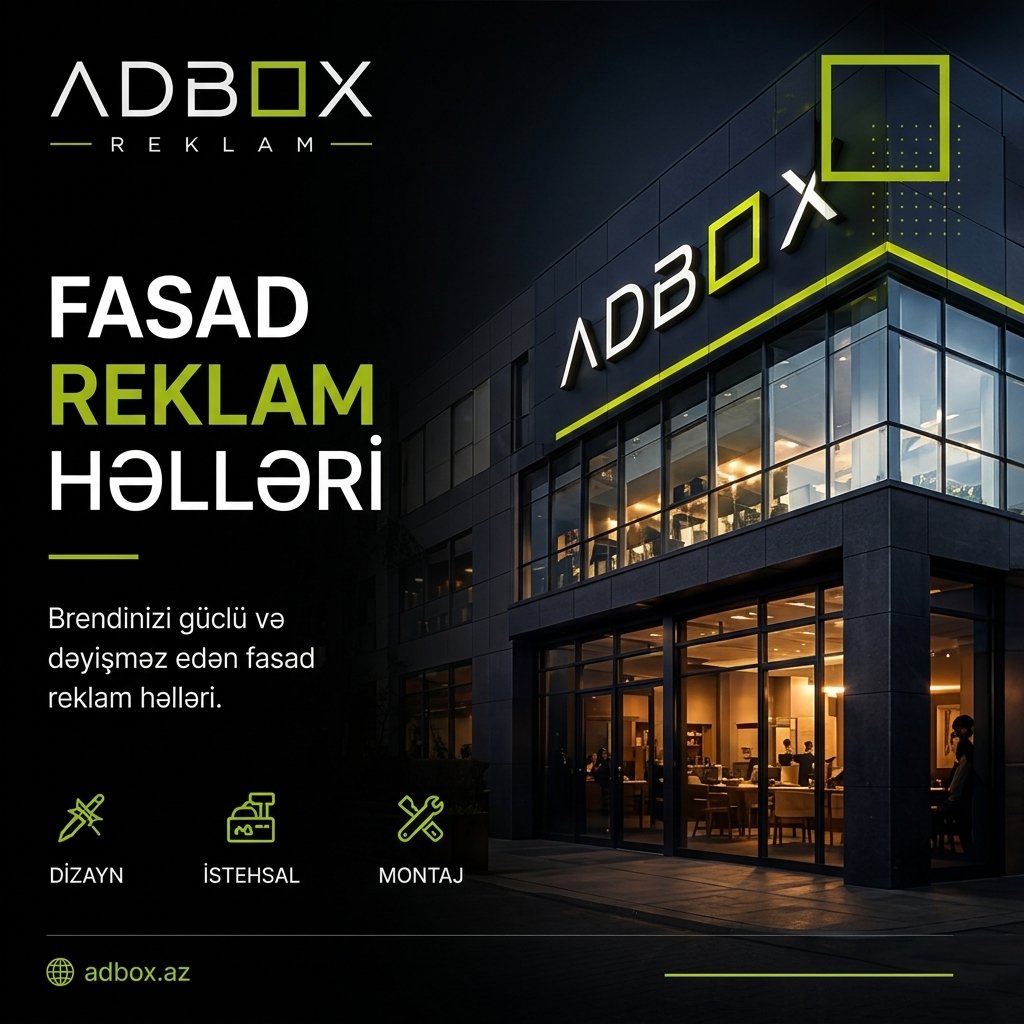Xarici Reklam — fasad reklam həlləri